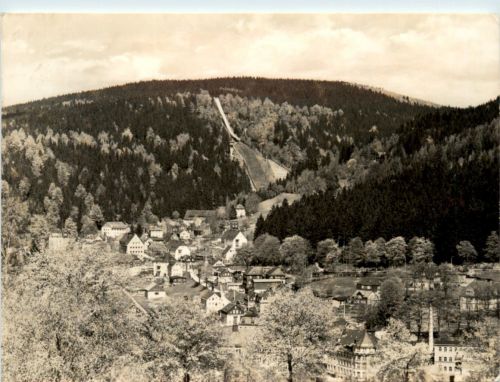 Klingenthal, Blick zur Grossen Aschbergschanze