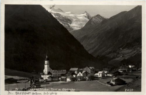 Neustift Stubai, Tirol m. Gletscher