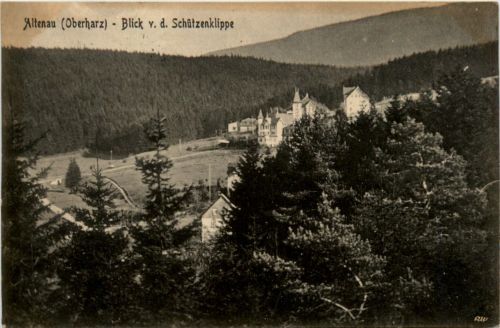 Altenau Oberharz, Blick v.d. Schützenklippe