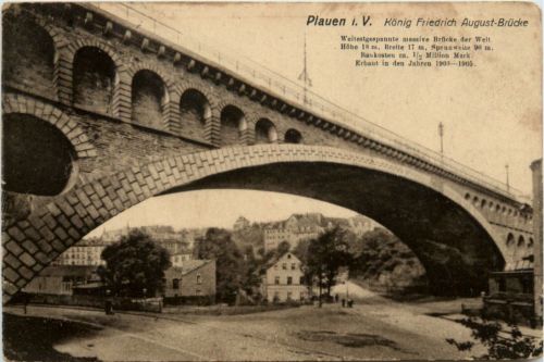 Plauen - König Friedrich August Brücke