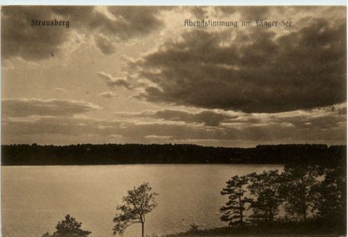 Strausberg, Abendstimmung am Sänger-See