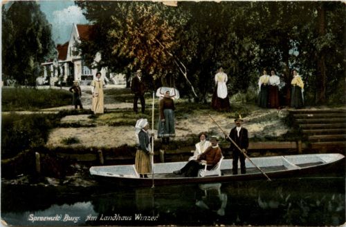 Spreewald, Burg, Am Landhaus Winzer