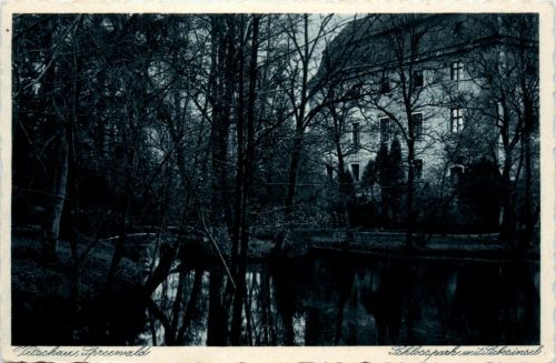 Spreewald, Vetschau, Schlosspark mit Liebesinsel