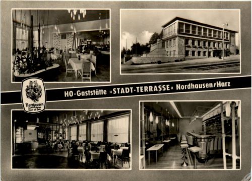 Nordhausen, HO-Gaststätte Stadt-Terrasse, div. Bilder