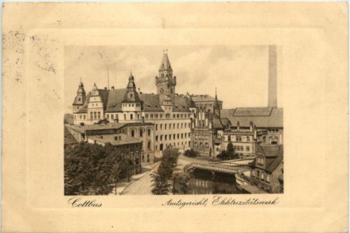 Cottbus, Amtsgericht, Elektrizitätswerk