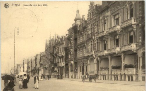 Heyst - Gedeelte van den Dijk - Feldpost 1. Marine Division
