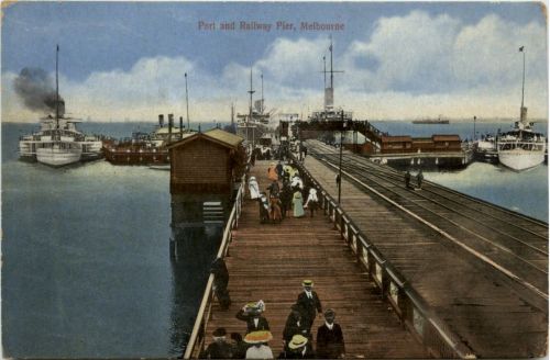 Melbourne - Port and Railway Pier