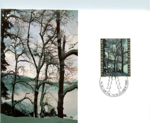 Fürstentum Liechtenstein - Maximumkarte - FDC