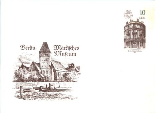 DDR - Berlin - Märkisches Museum - Ganzsache