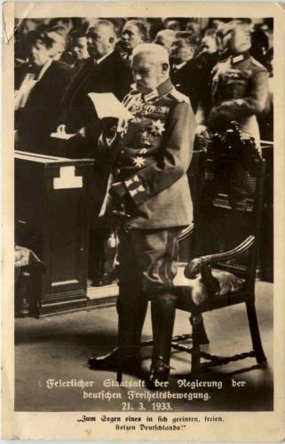 Staatsakt der Regierung der deutschen Freiheitsbewegung 1933