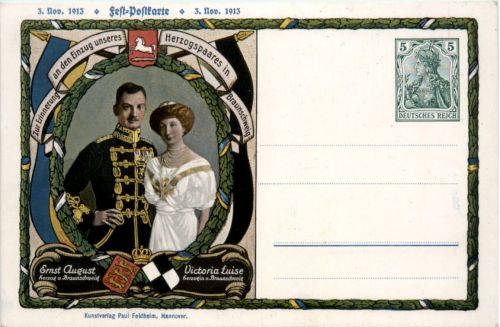 Braunschweig - Einzug unseres Herzogspaares - Ganzsache PP27 C209