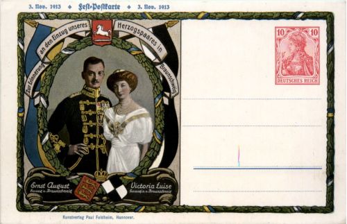 Braunschweig - Einzug unseres Herzogspaares - Ganzsache PP32 C27