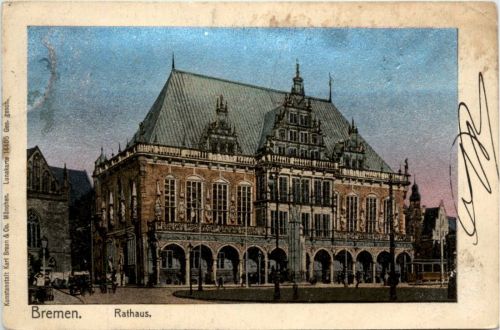 Bremen - Rathaus - Luna Karte