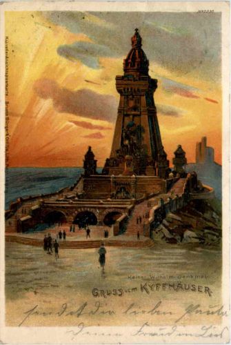 Kyffhäuser - Kaiser Wilhelm Denkmal - Litho
