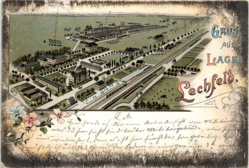 Gruss aus Lager Lechfeld - Litho