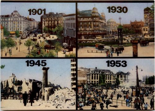 Berlin - Schautafel der Mauer