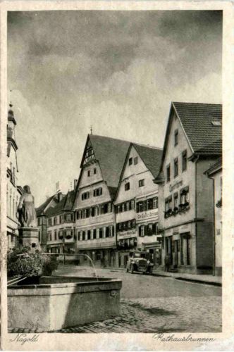 Nagold - Rathausbrunnen