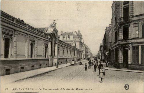 Armentieres - La Rue Nationale