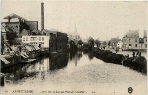 Armentieres - Usines sur la Lys