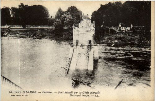 Guerre 1914-1916 - Verberie