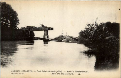 Guerre 1914-1916 - Pont Saint Maximin