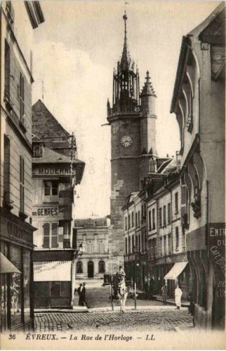 Evereux - La Rue de l Horloge