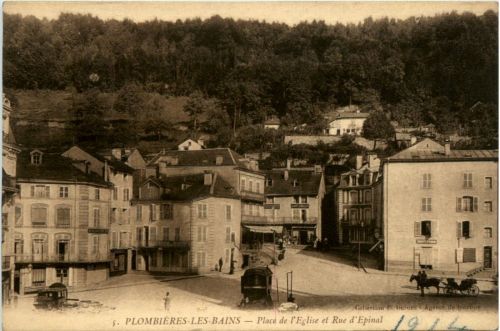 Plombieres les Bains - Place de l Eglise