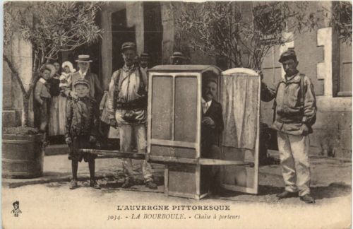 La Bourboule - Chaise a porteurs