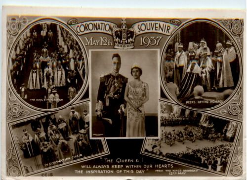 Coronation Souvenir 1937 - England