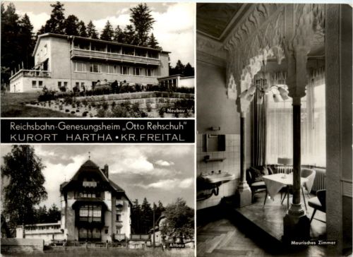 Kurort Hartha, Kr. Freital, Genesungsheim Otto Rehschuh, div. Bilder