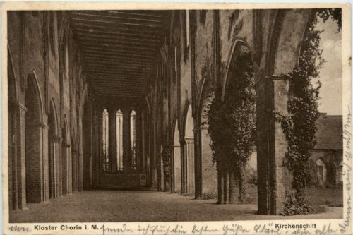 Kloster Chorin i.M., Kirchenschiff