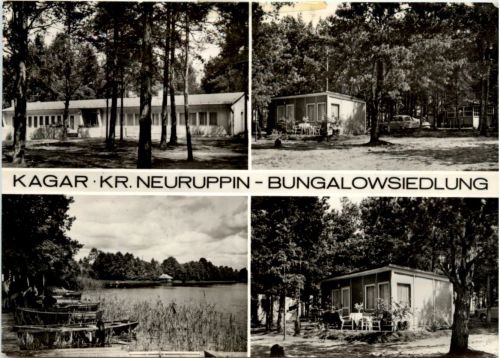 Kagar Kr. Neuruppin, Bungalowsiedlung, div. Bilder