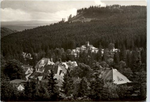 Schierke, Blick auf das Erholungsheim Hermann Dunker