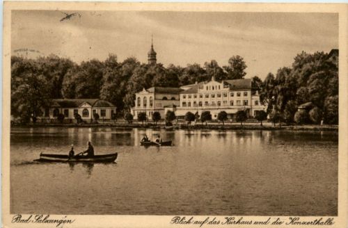 Bad Salzungen, Blick auf das Kurhaus und die Konzerthalle