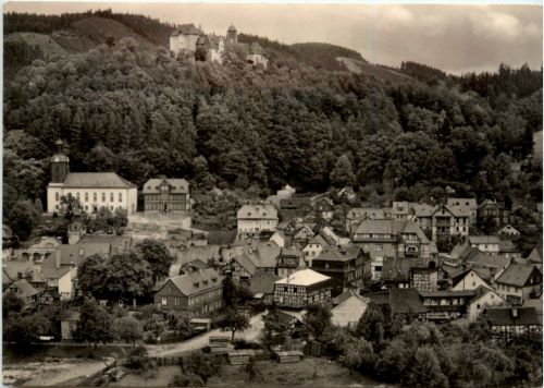 Leutenberg i. Thür. Blick zur friedensburg
