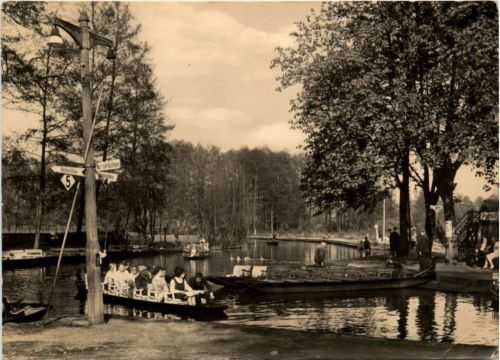 Spreewald, Lübbenau, Kahnabfahrtstelle