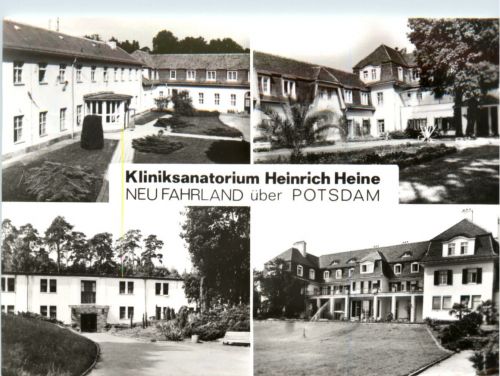 Neu Fahrland über Potsdam, Sanatorium Heinrich Heine, div.Bilder