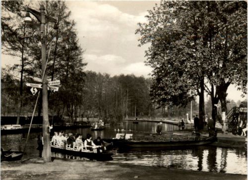 Spreewald, Lübbenau, Kahnabfahrtstelle