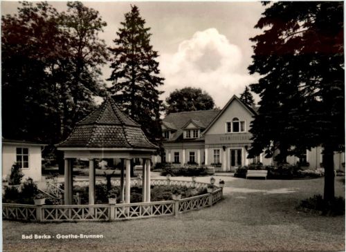 Bad Berka, Goethe-Brunnen
