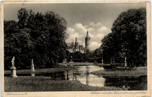 Schwerin, Schloss von den Cascaden aus