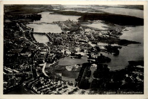 Schwerin, Fliegeraufnahme