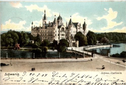 Schwerin, Schloss Stadtseite