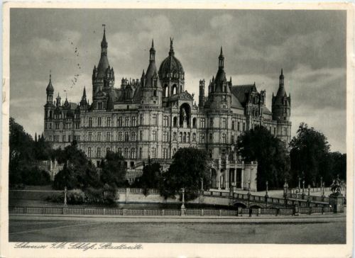 Schwerin, Schloss, Stadtseite