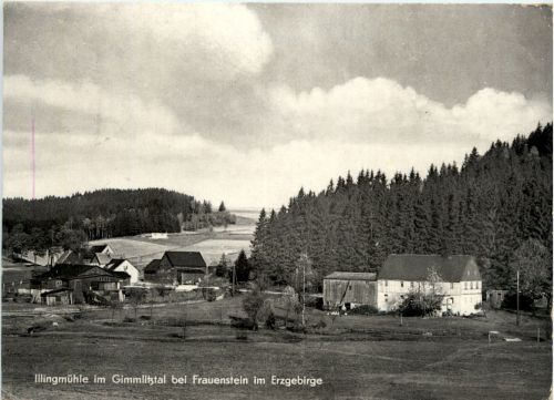 Illingmühle im Gimmlitztal bei Frauenstein