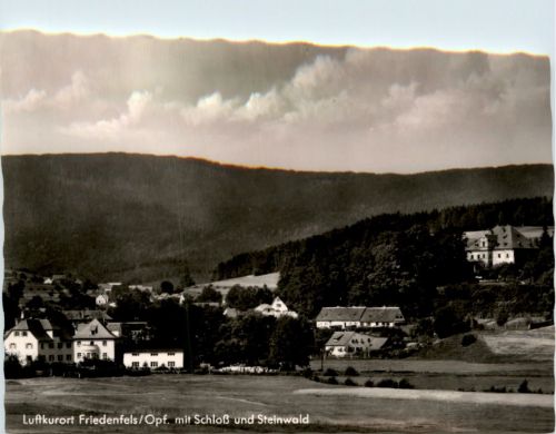 Friedenfels im Steinwald mit Schloss und Steinwald