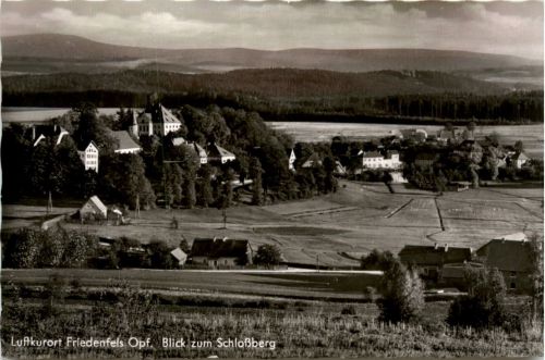 Friedenfels im Steinwald, Blick zum Schlossberg