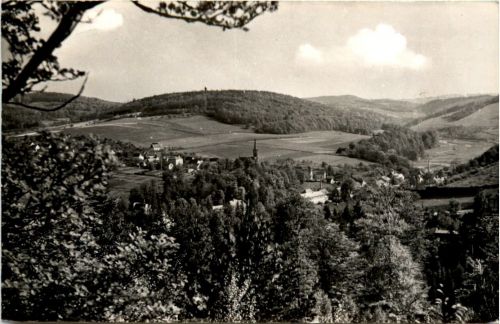 Kurort Berggiesshübel, Blick von den Zehistaer Wänden