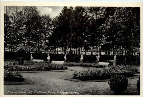 Bad Lausick, Partie im Kurpark Rosengarten