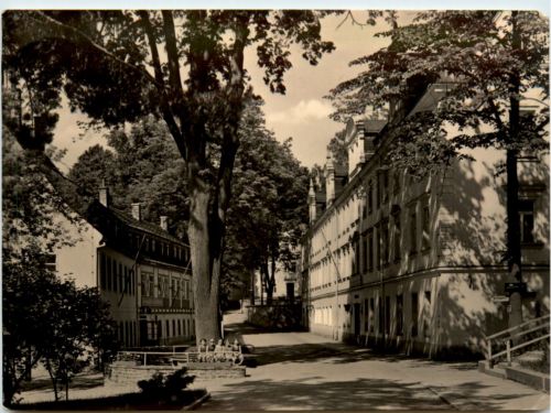 Wolkenstein Warmbad Krs. Zschopau, Kurhaus und Badehaus