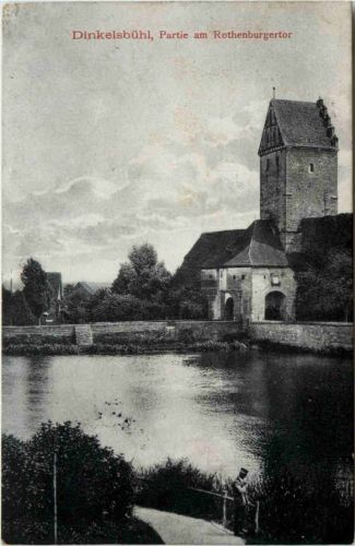 Dinkelsbühl, Partie am Rothenburgertor